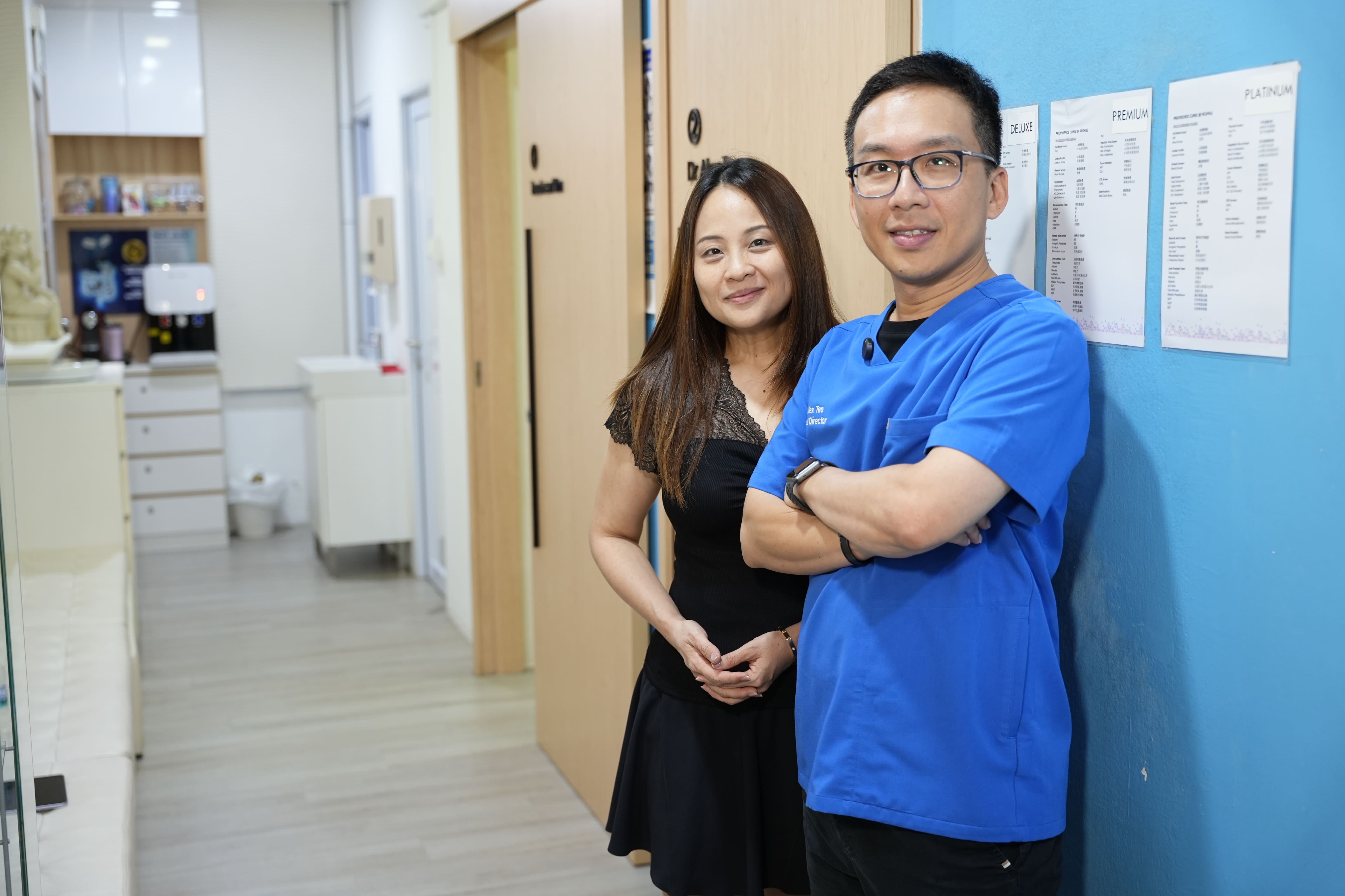 Doctor on a tele-consultation call